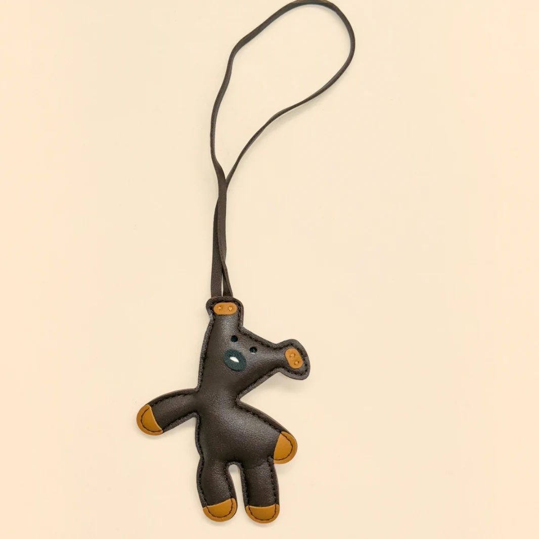 CocoBear Leather Charm