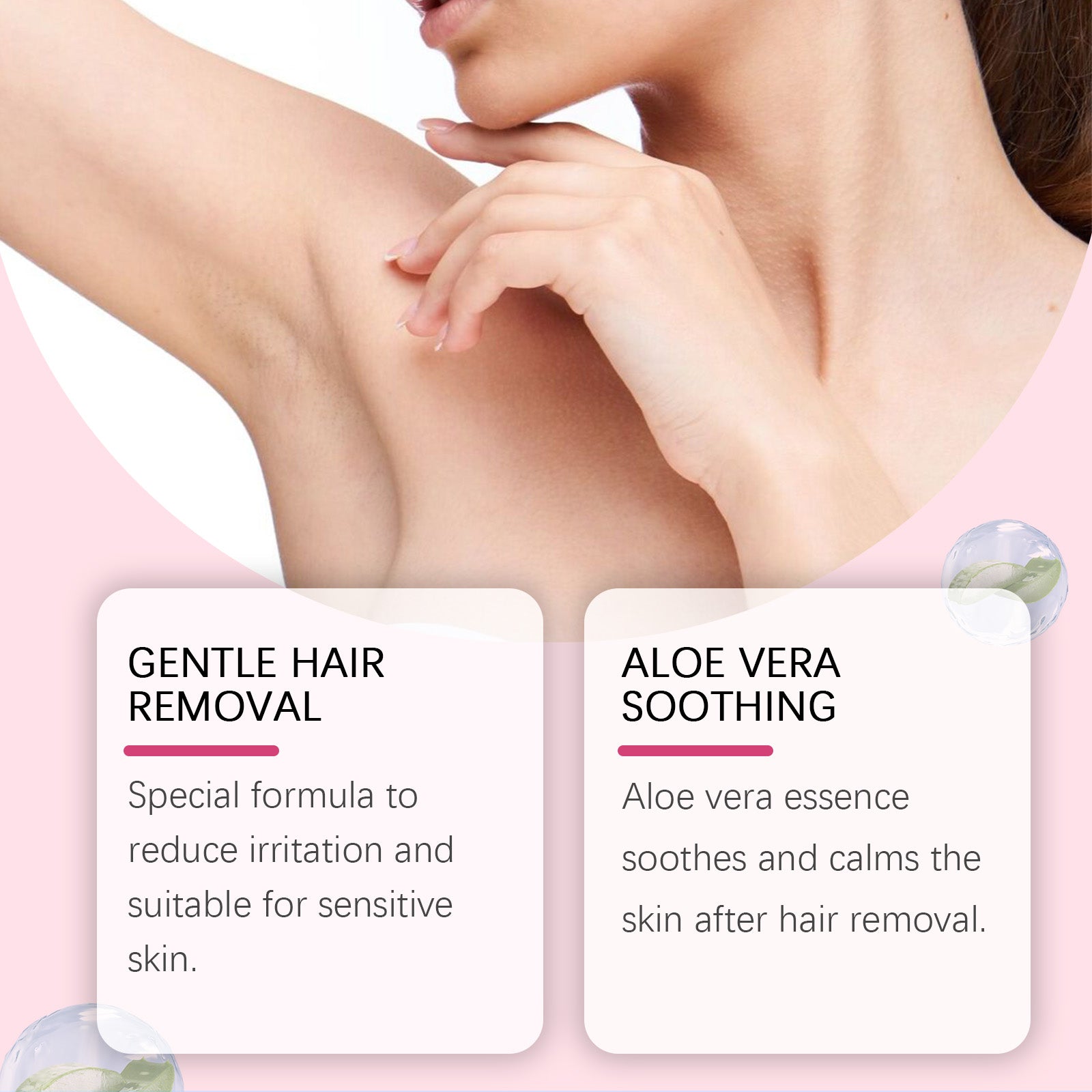 Body Hair Removal Spray, Gentle, Sensitive Skin, Smooth Skin, Hairless ,100ml