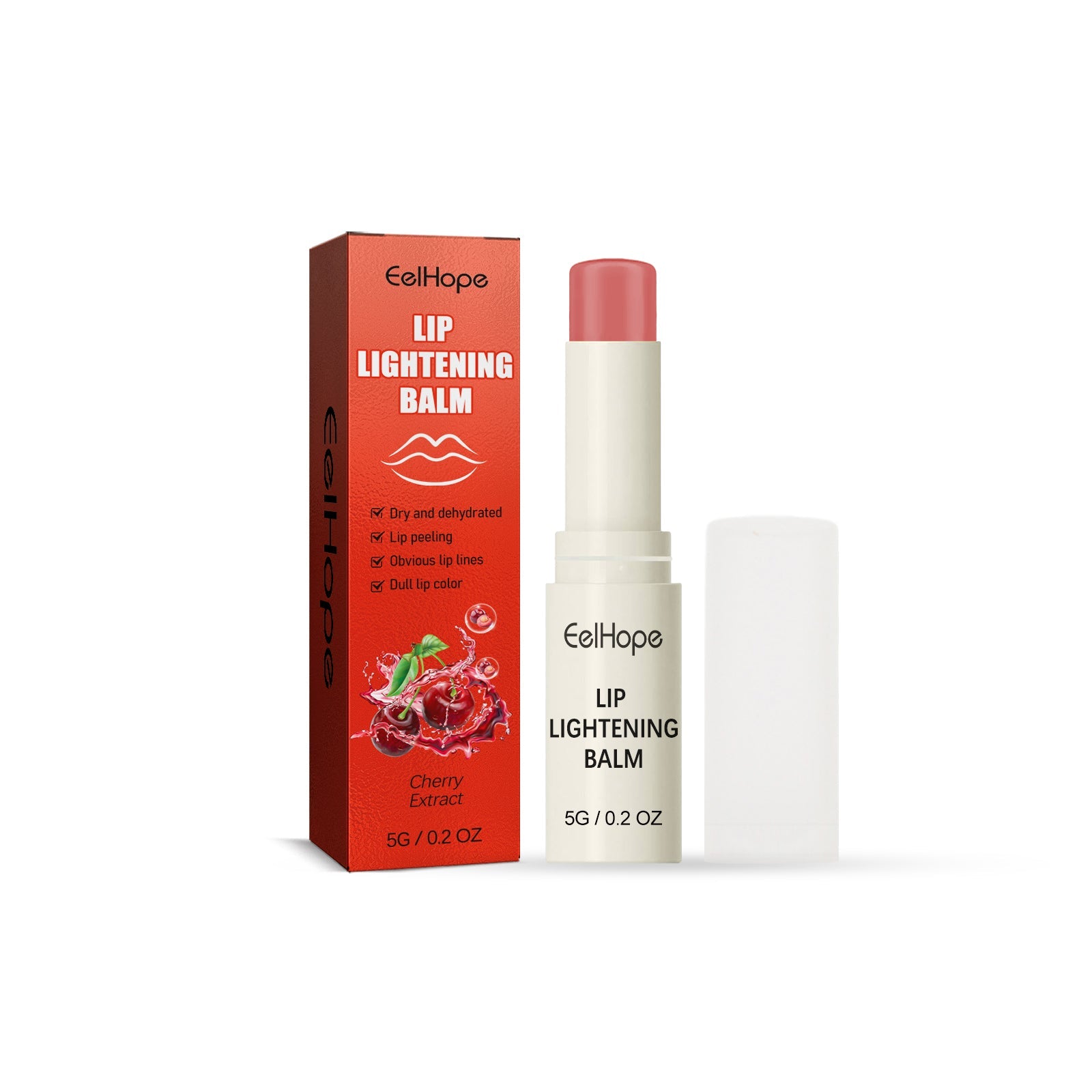 Cherry Lip Moisturizer, Hydrating Lip Balm for Soft, Smooth, and Nourished Lips ,5g