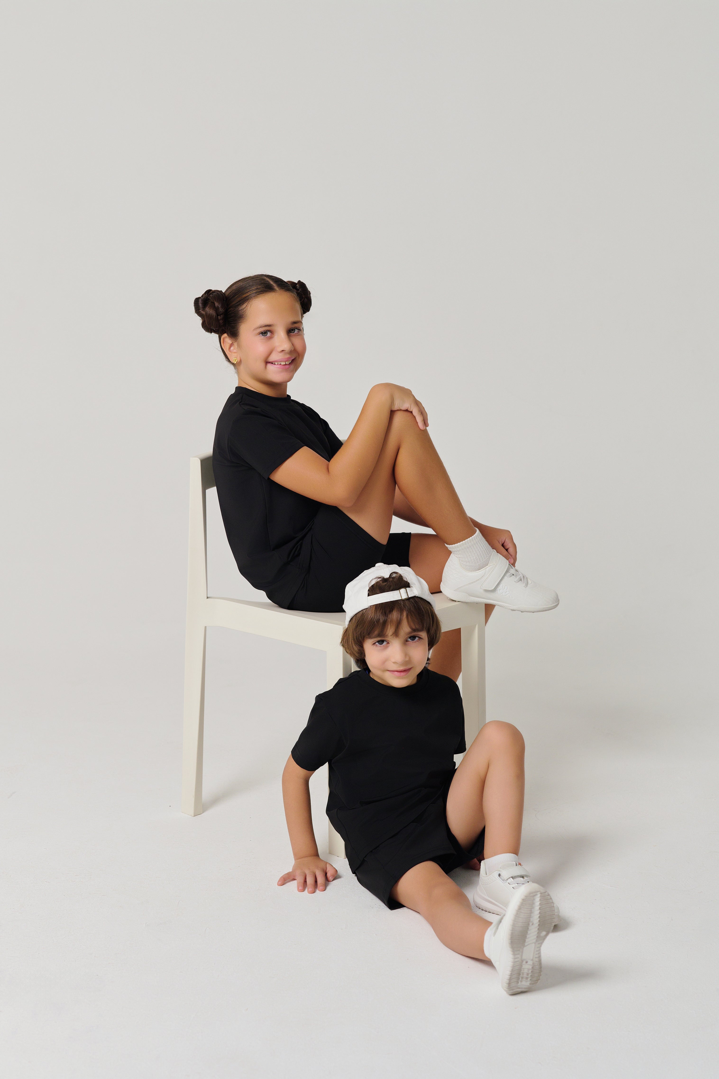 تي شيرت MULU Classic للأطفال (للجنسين) - أسود