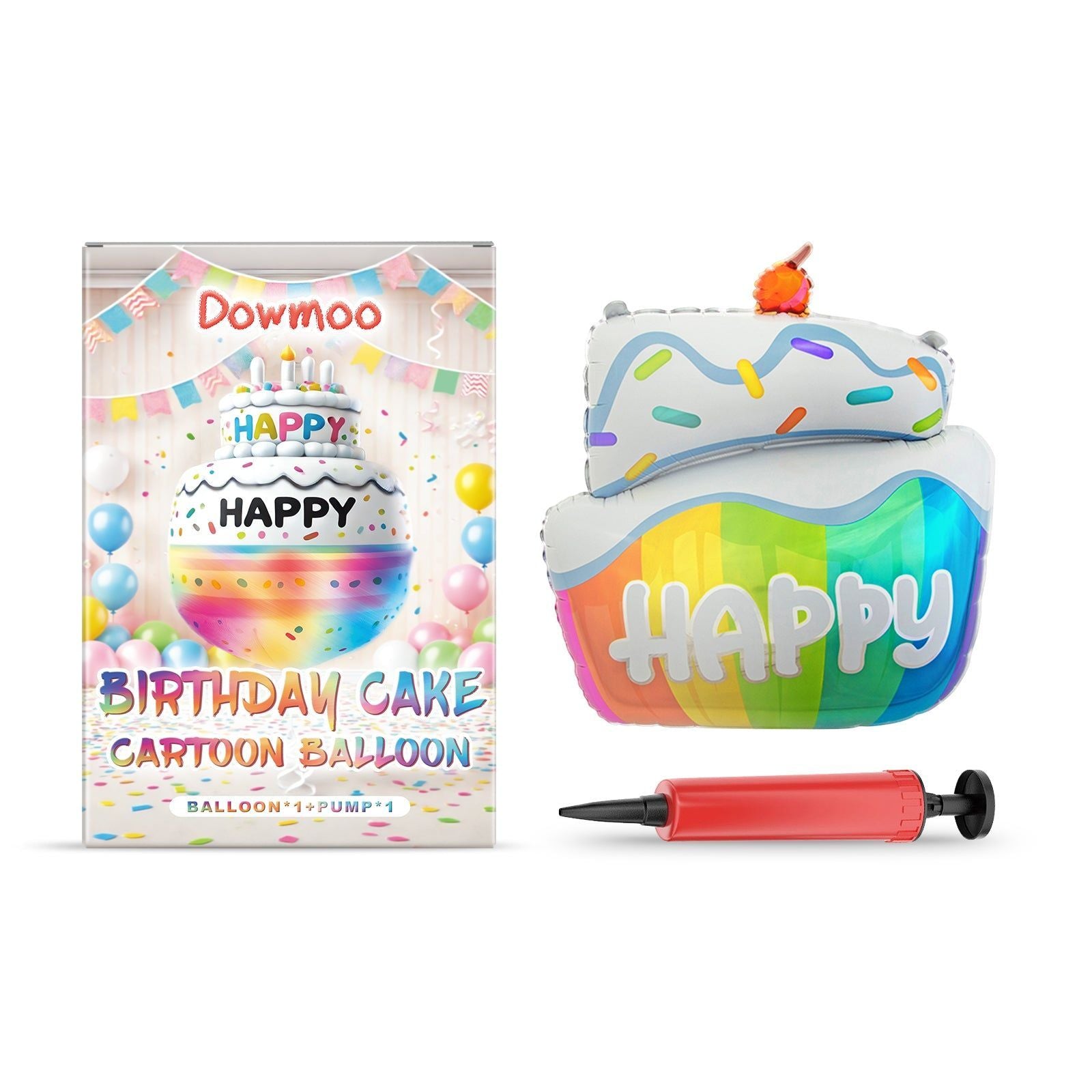 Bright Color Balloon Set for Valentine's Day, Weddings, Birthdays, and Celebrations ,1set