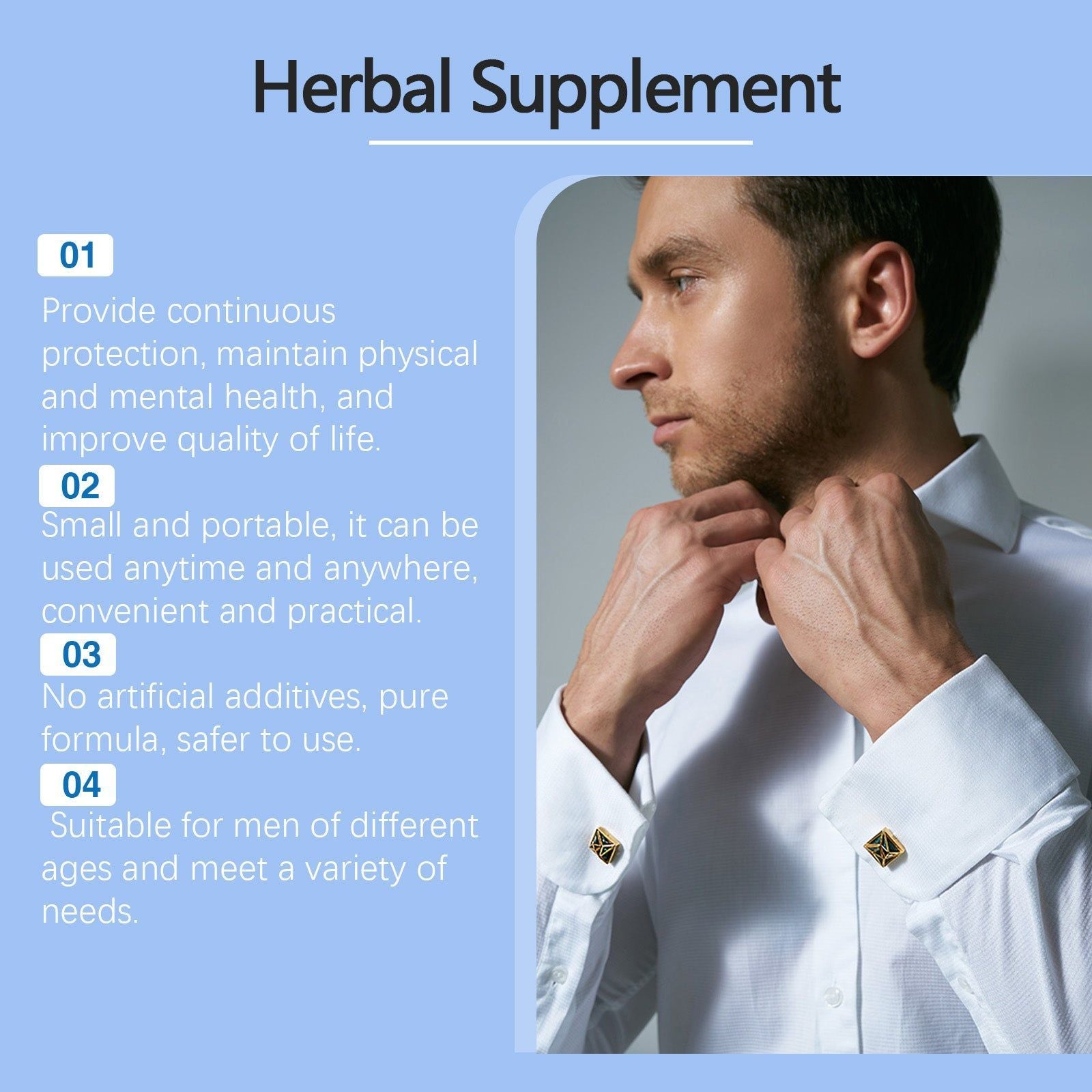 Boost Energy and Vitality with Natural Herbal Body Care Supplement, Safe and Effective ,30ml