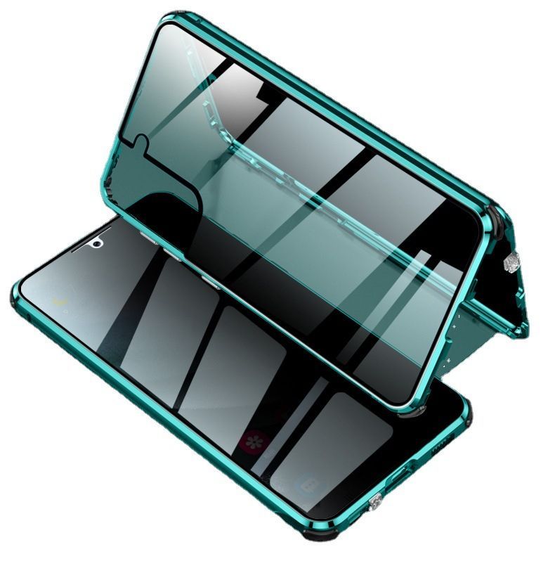 Anti Peep Phone Case Shockproof Magnetic Cover For Samsung Galaxy S22 Ultra