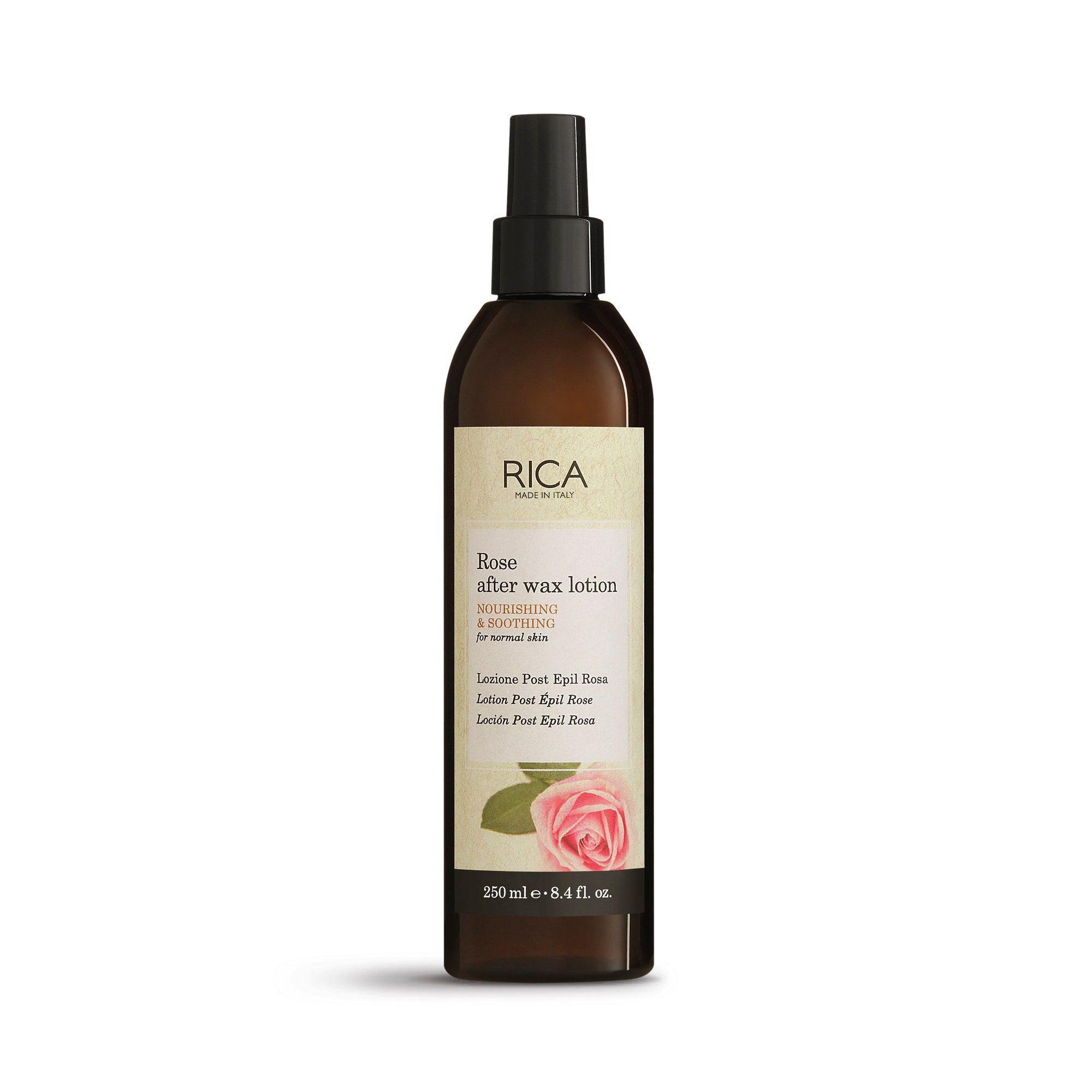 Rica Cosmetics Rose After Wax Lotion, 250ml