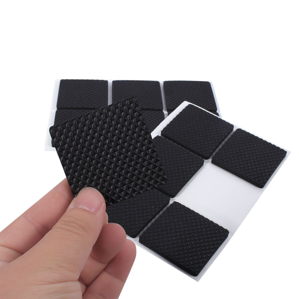 Non-slip Self-adhesive Rubber Feet Pads Black Funiture Chair Pads Protector Floor Protectors