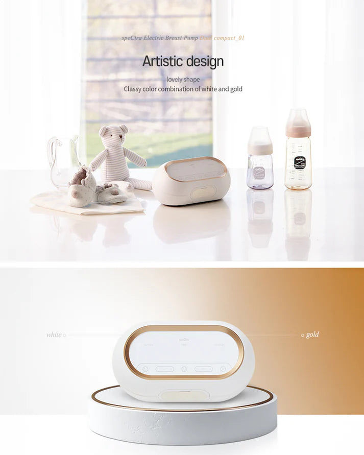 Spectra® Dual Compact Electric Breast Pump Set Gold
