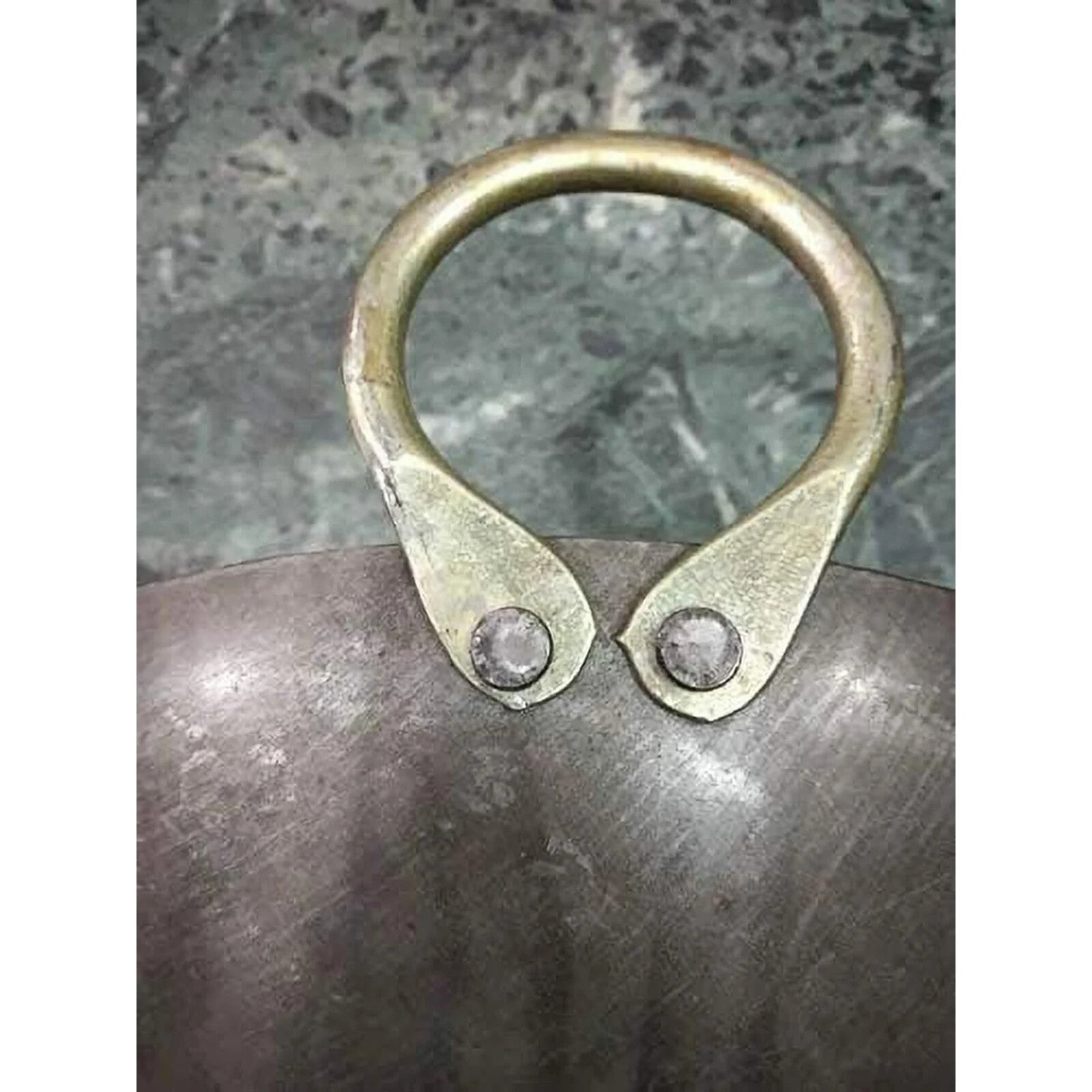 Handmade Cast Iron Wok Traditional Kadai for Cooking Use