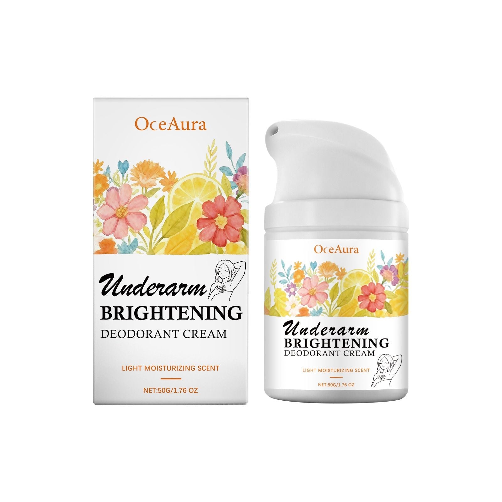 50g Underarm Care Cream with Moisturizing and Odor Control