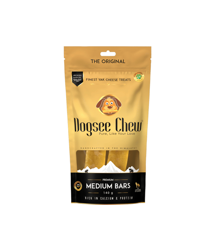 Dogsee Medium Bars: Long-lasting Dental Chews for Medium Dogs -140g