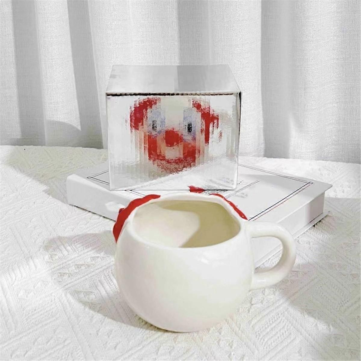 Clown Shaped Ceramic Coffee Mug with Handle