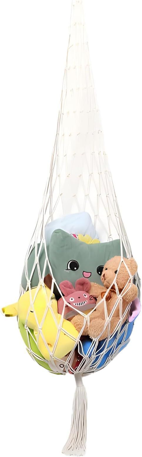Stuffed Animal Storage Organizers Toy Hammock Corner Hanging Net Bedroom Decor