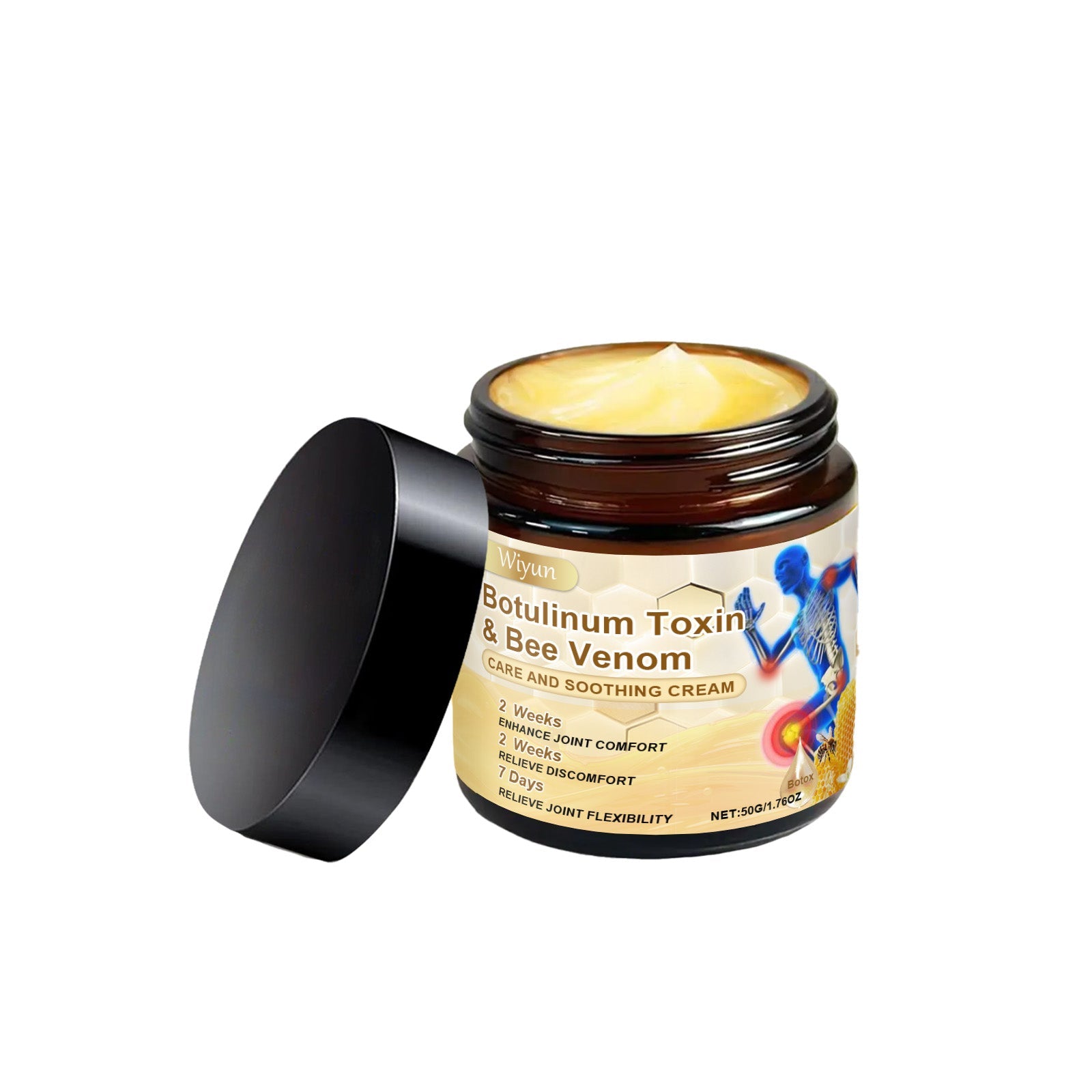 Body Care Soothing Cream, Gentle Joint Relief, Daily Fatigue Relief, Sensitive Skin Safe ,50g