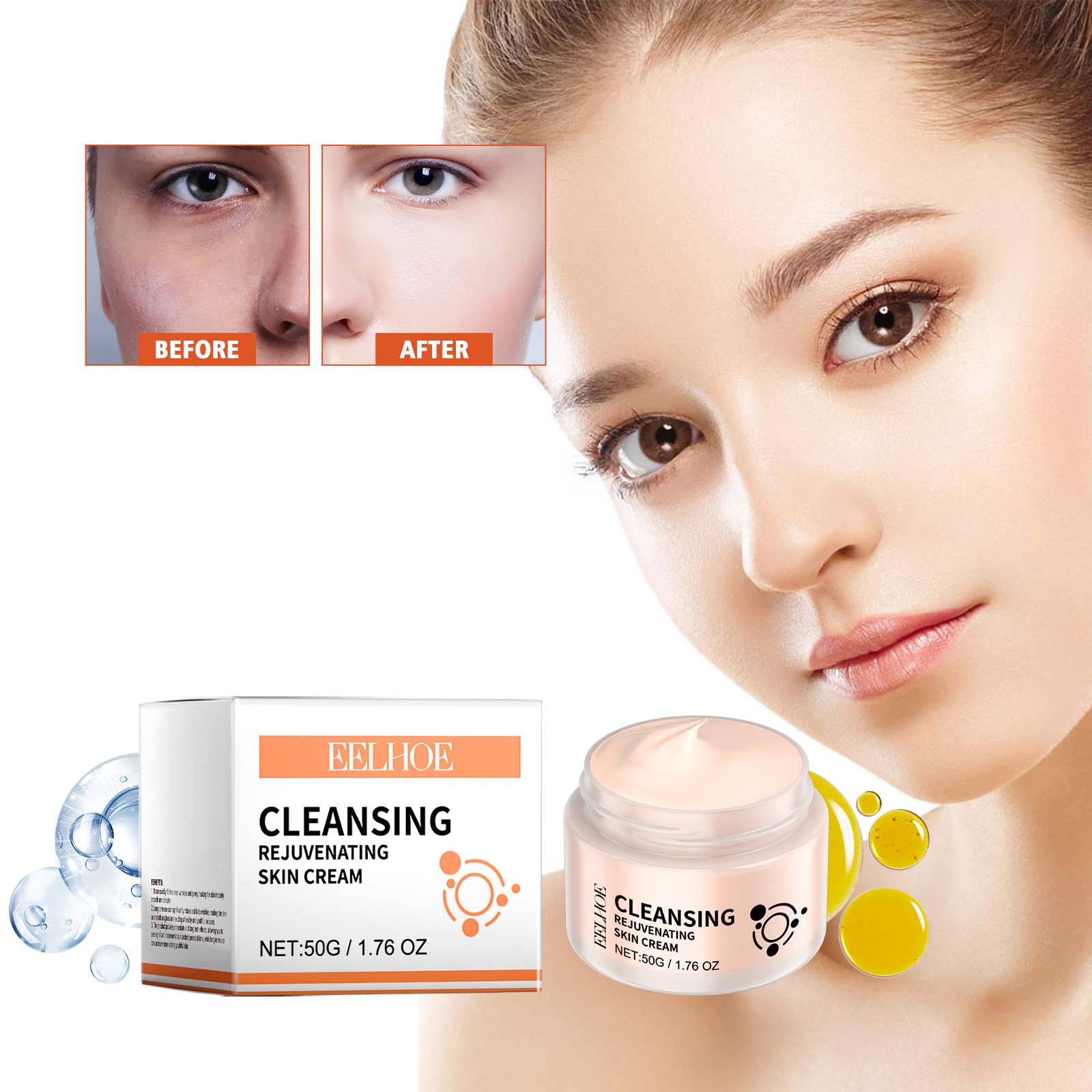 Radiance Cream for Skin Rejuvenation, Brightening, Anti-Aging, Moisturizing ,50g