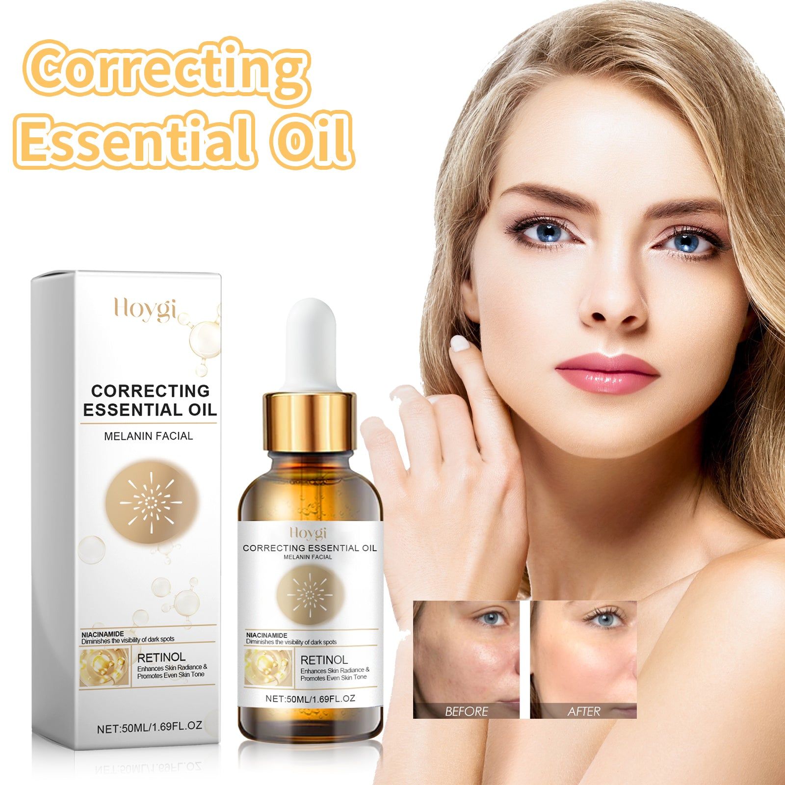 Fade Dark Spot Moisturizing Essential Oil for Brightening & Lightening Fine Lines ,50ml