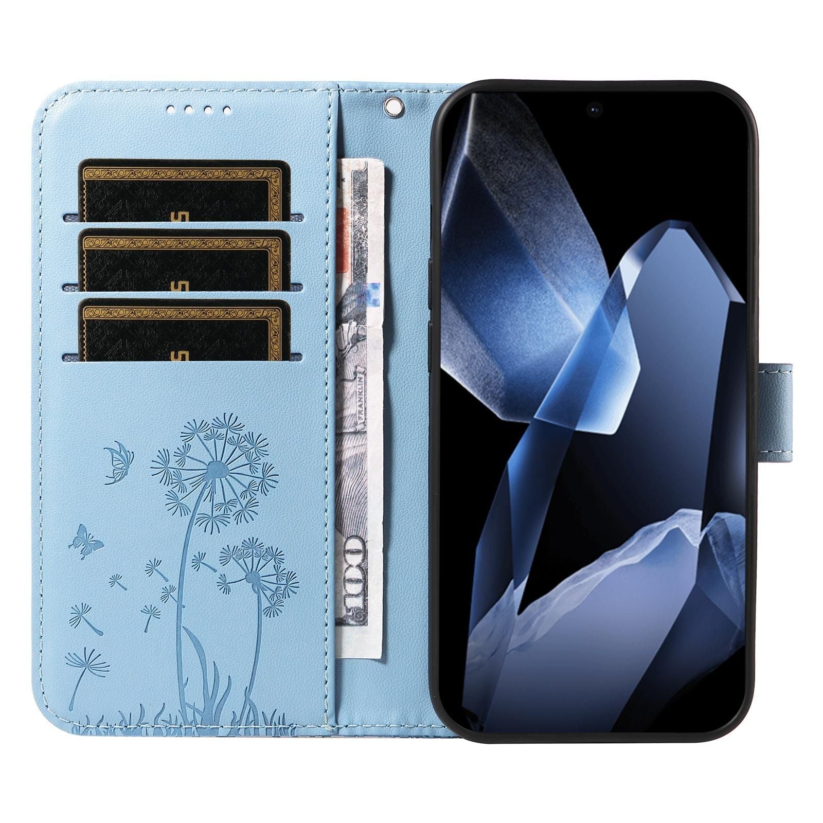 Dandelion Embossed Leather Case For OnePlus 13