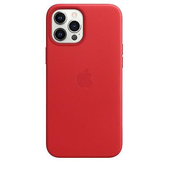 Leather Case For iPhone 12 Pro Max - Magsafe Magnetic Mobile Phone Case with Classic Design