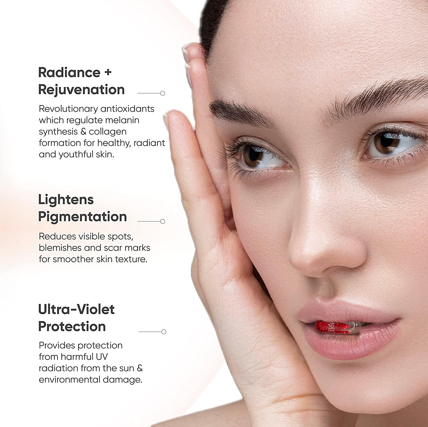 Beautywise Glutathione with NAC - 500mg 60 Veg Capsules (Pack of 1)