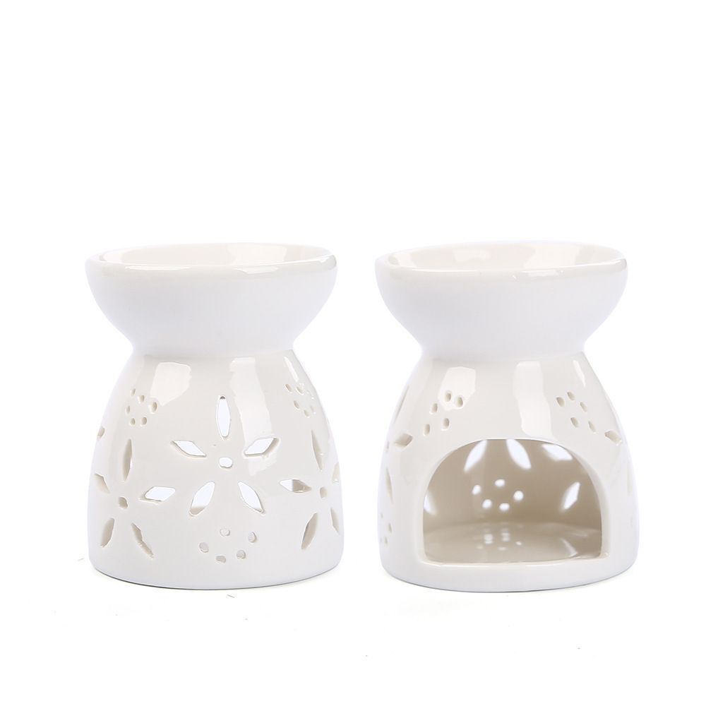 Ceramic Oil Burners Aromatherapy Essential Oil Candle Holder Night Fragrance Lamp