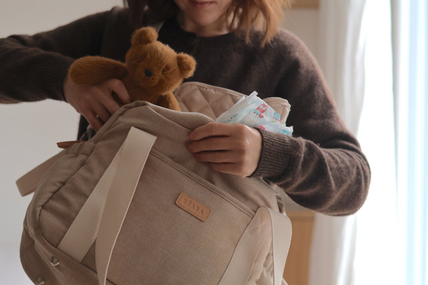 Béaba Paris Changing Bag — Eco Clay