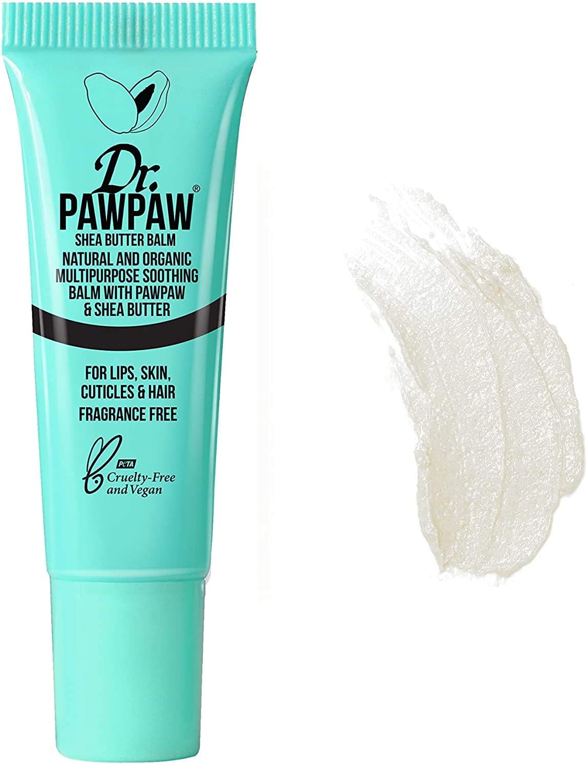Dr. Pawpaw Shea Butter Balm For Lips, Skin, Hair, Nails And Cuticles, 1 X 10Ml