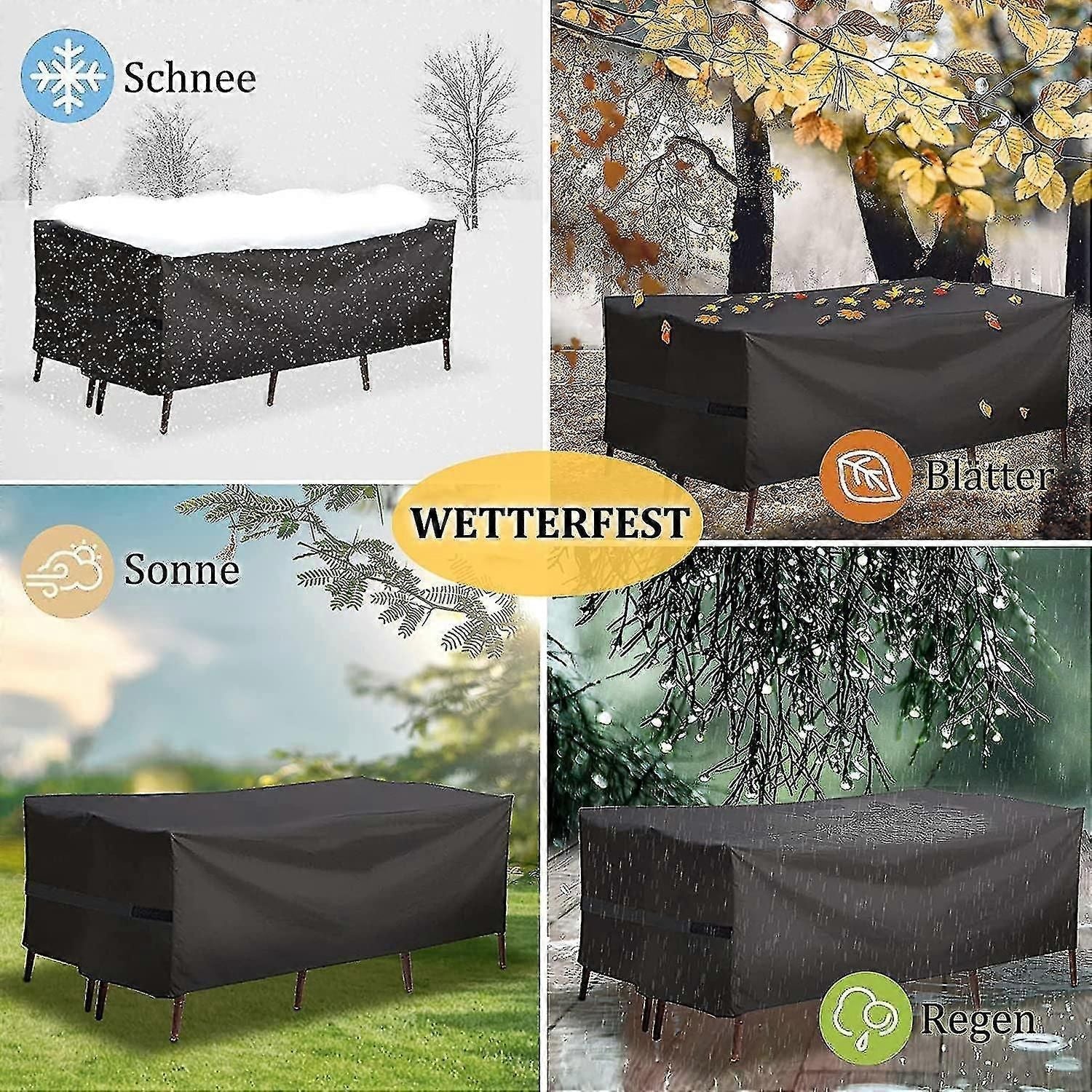 Garden Furniture Cover Waterproof Outdoor Protective Cover