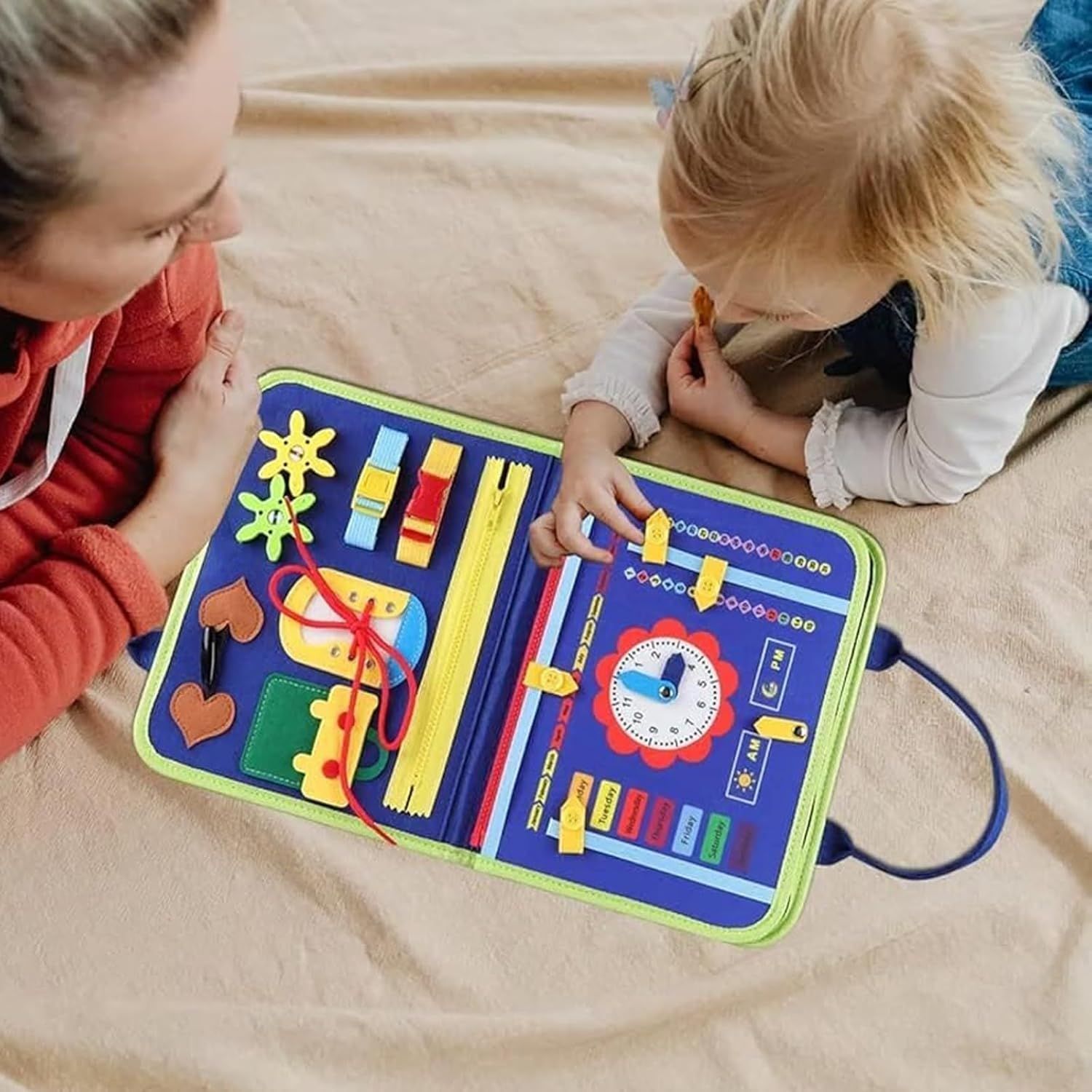Montessori Busy Board Toddler Montessori Play Board for Boys Girls