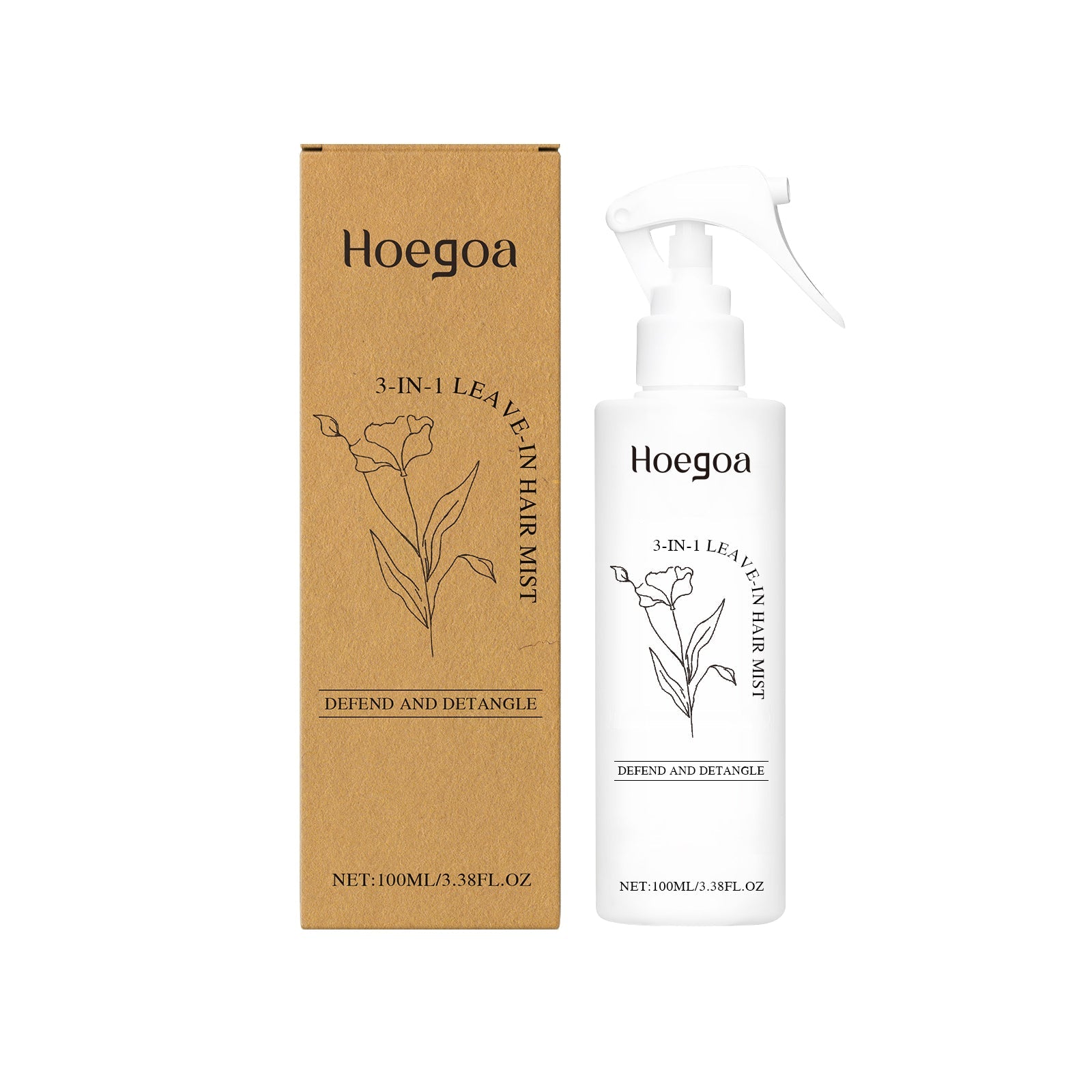 3-in-1 Hair Spray, Natural Nourishing, Fluffy Hair, Quick Moisturizer ,100ml