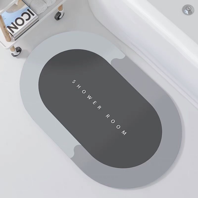 Bath Mat Super Absorbent Floor Mat Quick Drying Bathroom Rug Non Slip Entrance Doormat