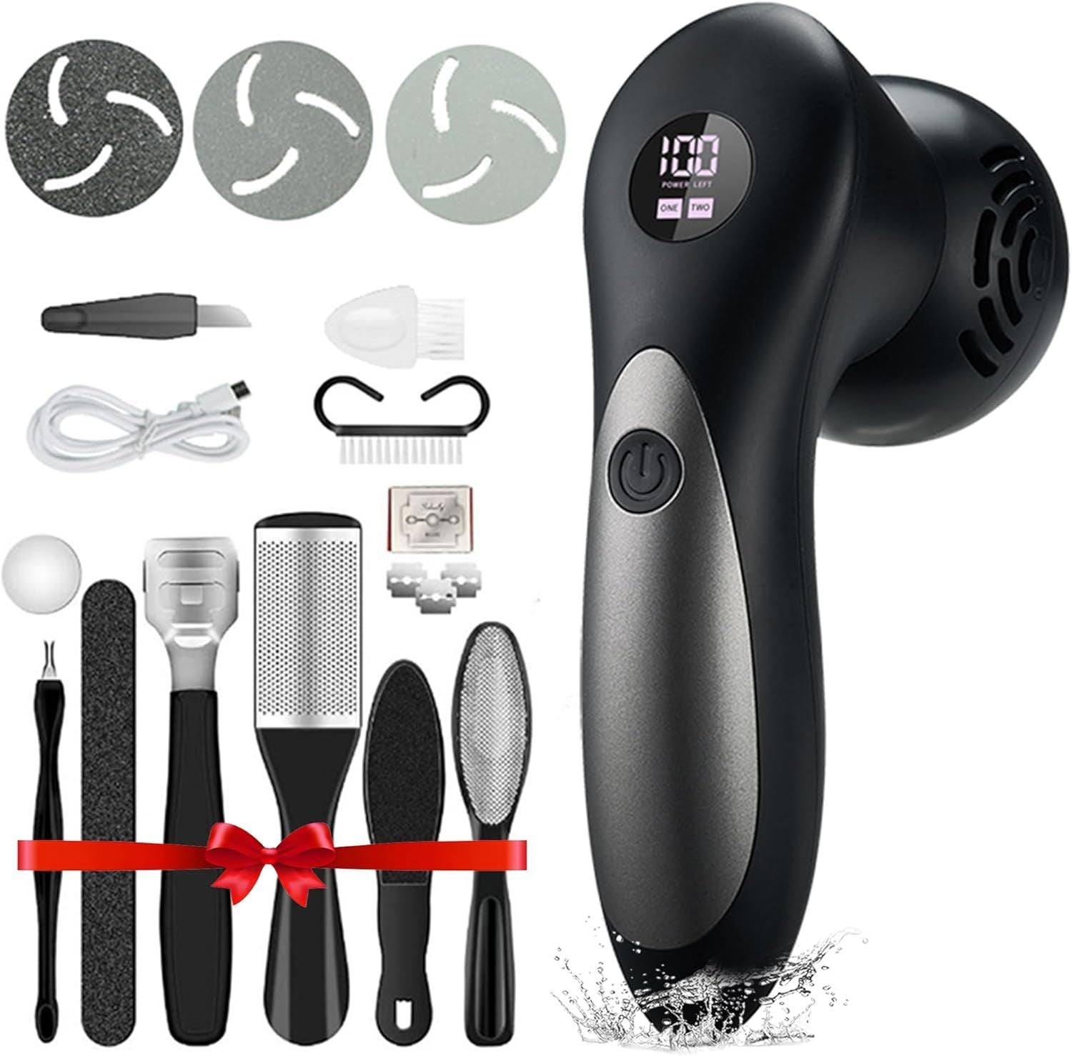 Electric Foot Grinder Rechargeable USB Foot Beauty Massage for Removing Calluses