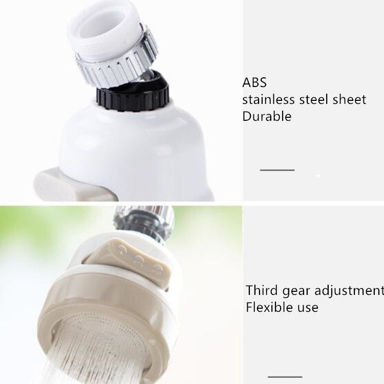 2 PCS Faucet Booster Shower Anti-splash Sprinkler Accessories Kitchen Tap Water-saving Adjustment Faucet Booster Shower