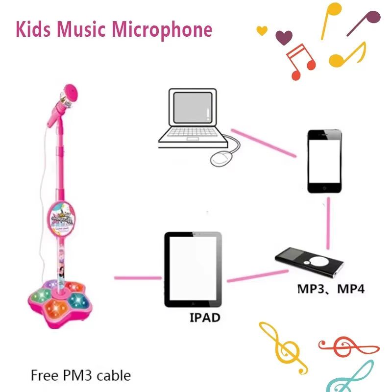 Kids Karaoke Machine Singing Microphone Toys Children Birthday Gift