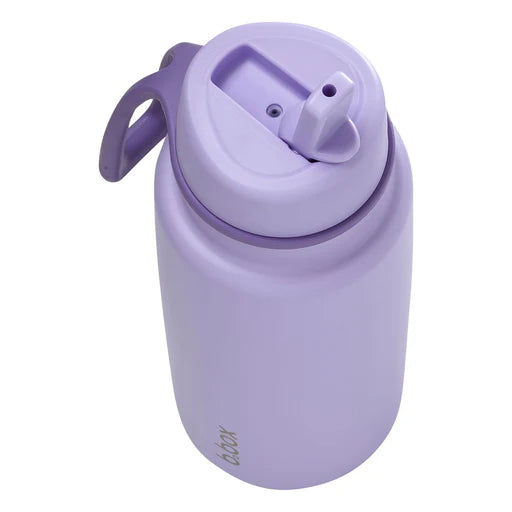 Insulated Flip Top Bottle 1L - Lilac Love