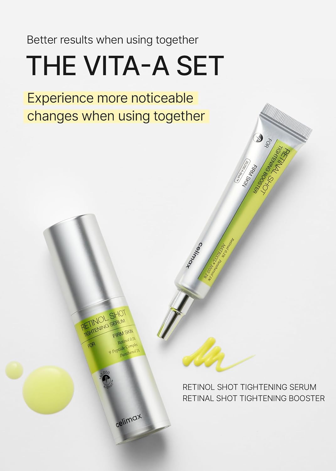 CELIMAX Retinol Shot Tightening Combo