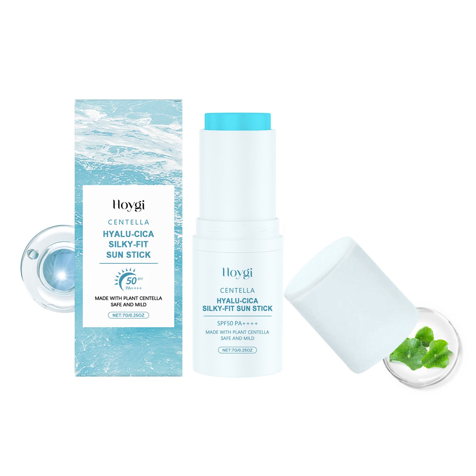 Centella Sun Protection Stick, Waterproof, Moisturizing, Non-Sticky, Outdoor UV ,7g