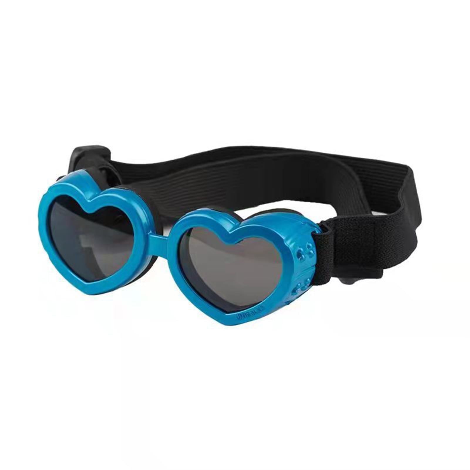 Dog Goggles Dog Glasses Heart Shape Pet Sunglasses for Small Dogs Pet Supplies