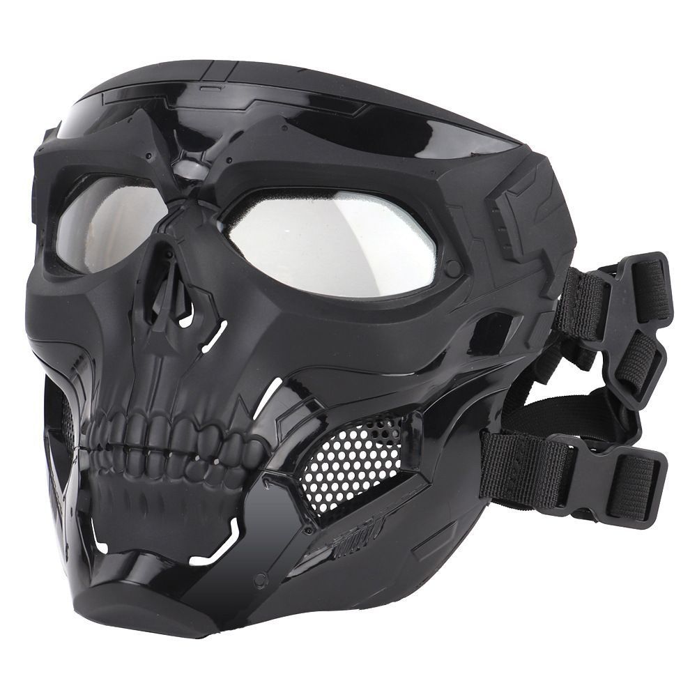 Skull Mask Paintball Tactical Helmet Halloween Party Full Face Mask