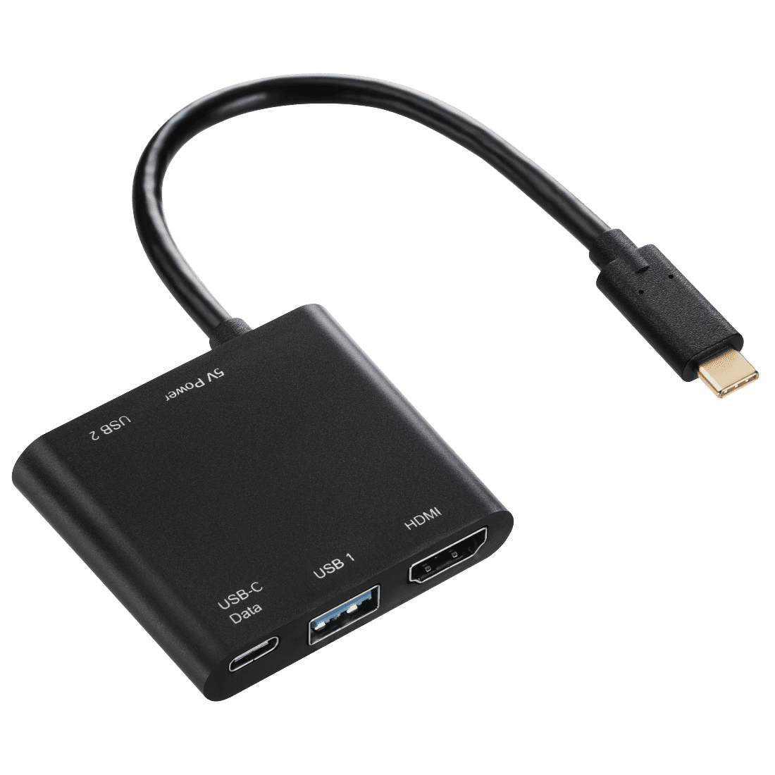 HAMA 135729 4IN1 USB-C MULTIPORT ADAPTER FOR 2XUSB 3.1,HDMI™& USB-C(DATA)