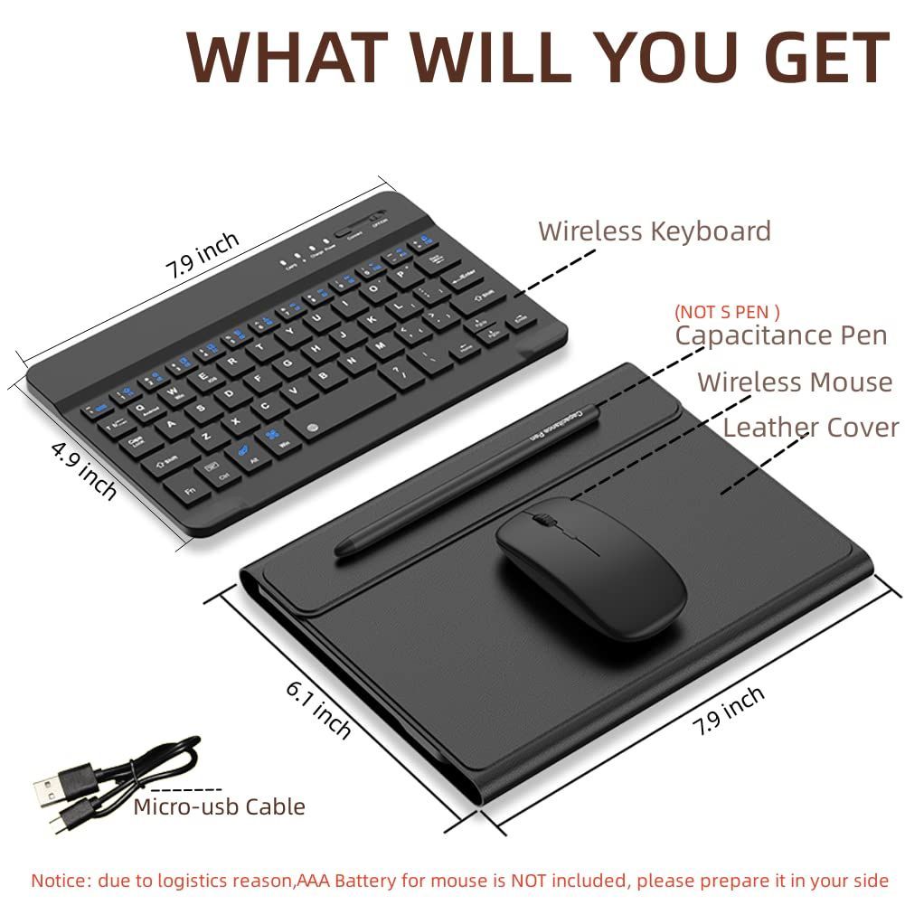 Phone Case Wireless Keyboard Mouse Capacitive Pen For Samsung Galaxy Z Fold 4