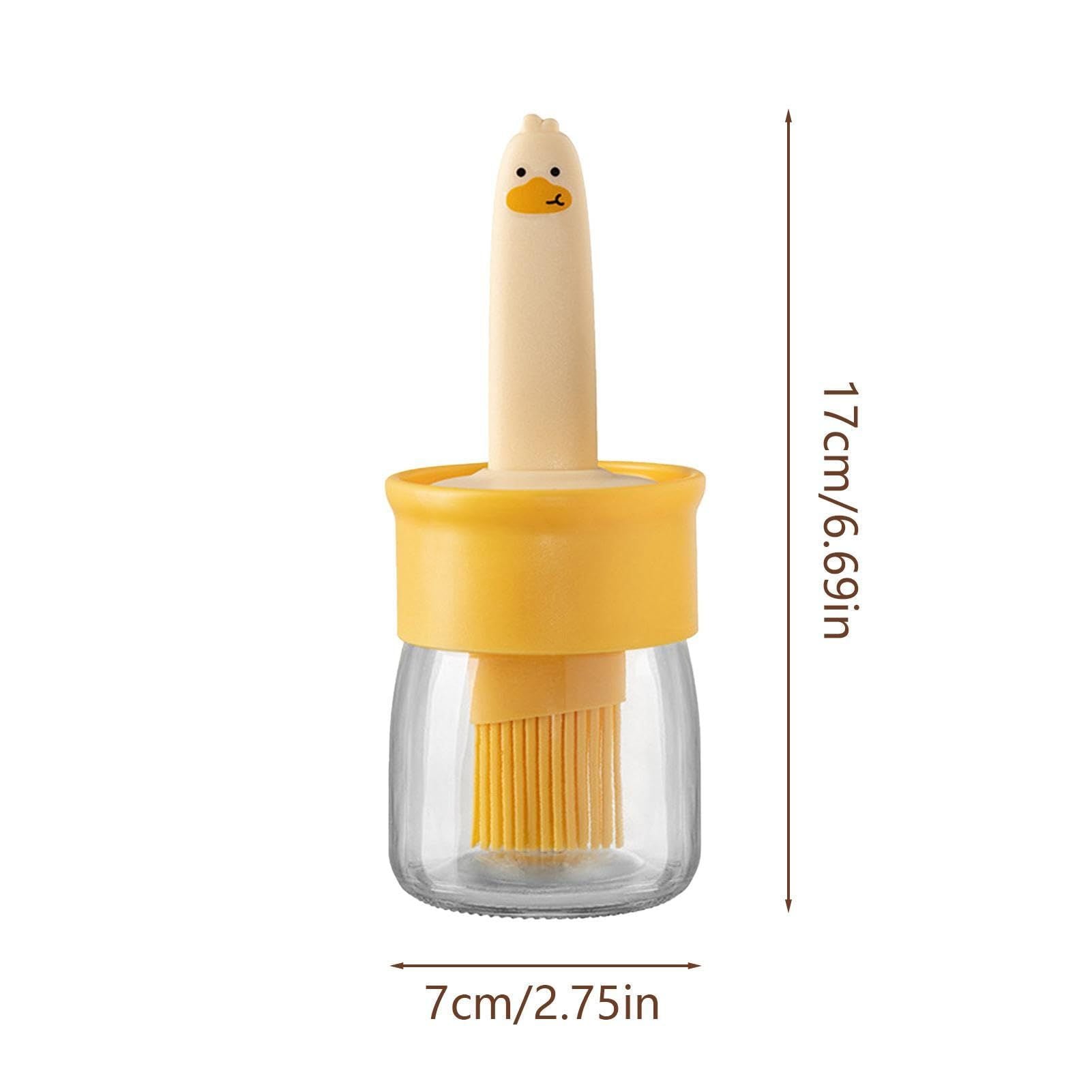Oil Dispenser Brush Oil Brush Bottle Oil Container For Kitchen Baking Barbecue
