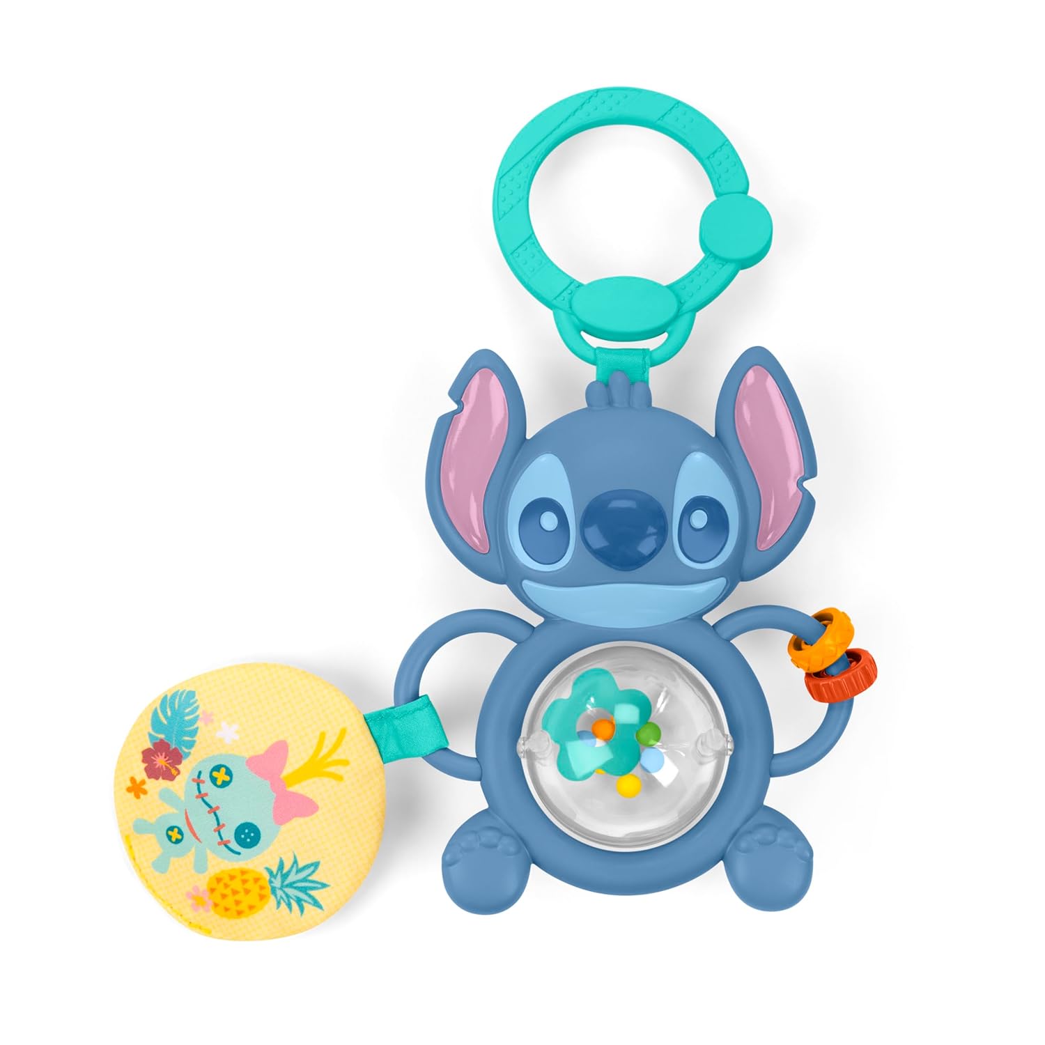 Bright Starts Disney Baby Lilo & Stitch Stitch Tummy Tumble Activity Toy (14 x 26.9cm), 0 months+