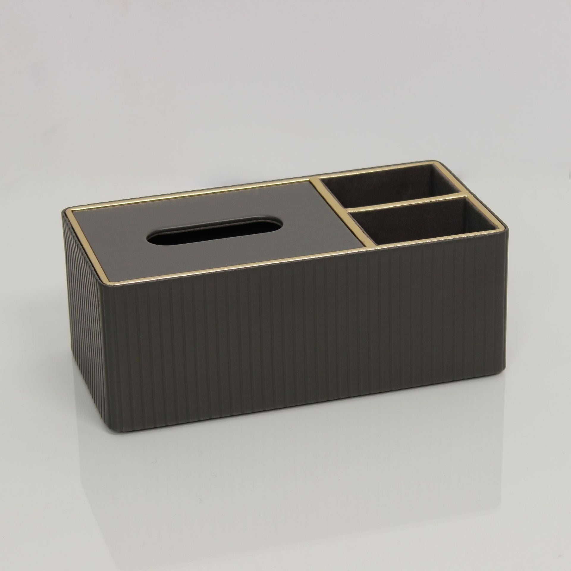 Tissue Box Remote Control Holder Luxury Napkin Box Desktop Tissue Storage Box