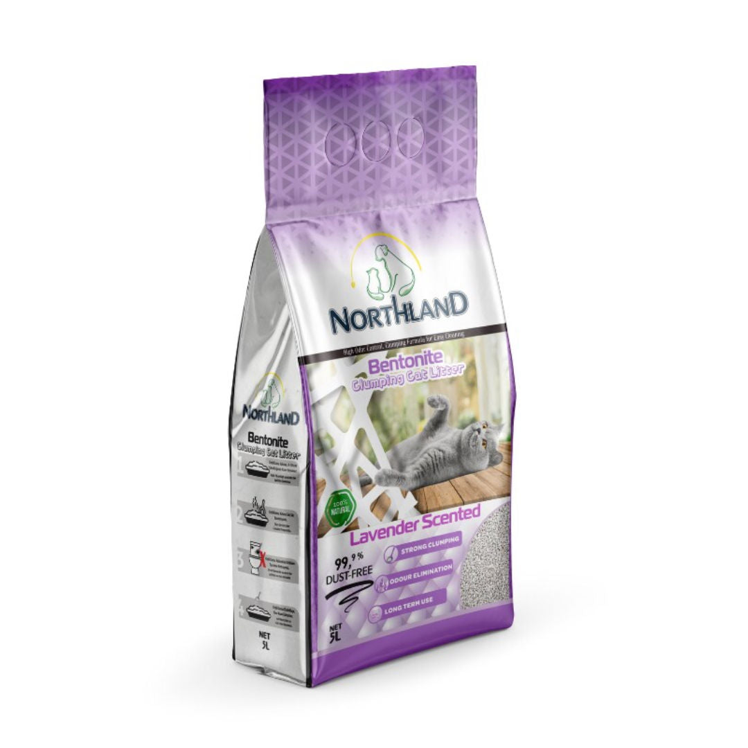 Northland Bentonite Clumping Cat Litter, Volume 5L