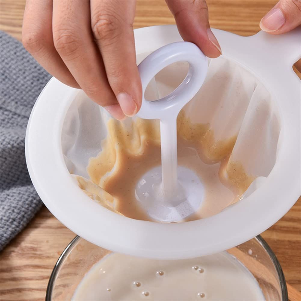 Kitchen Ultra-fine Mesh Strainer Filter Mesh Spoon For Soy Milk Coffee Milk Yogurt