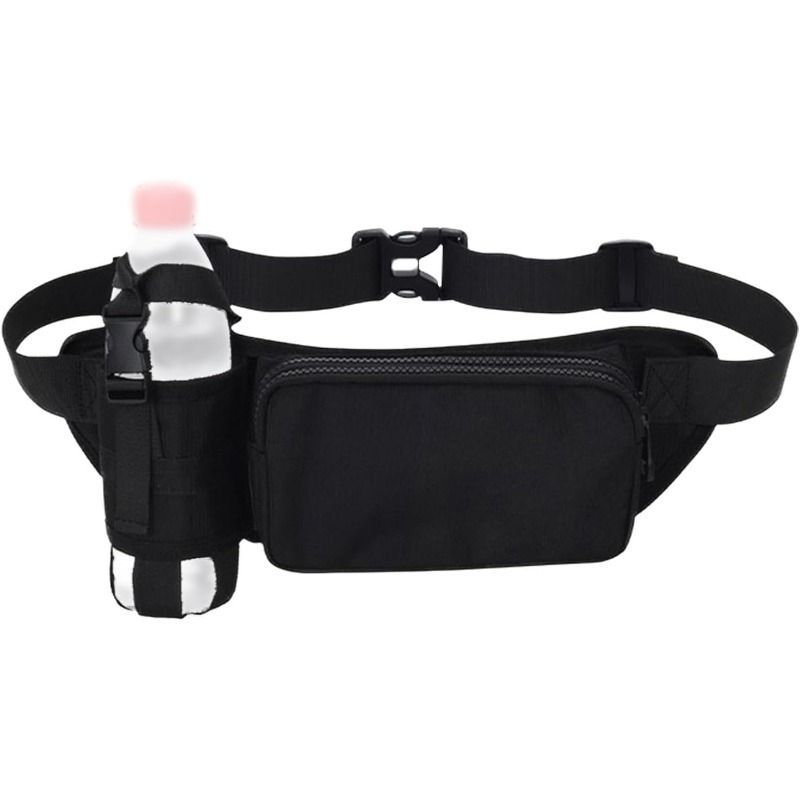 Sports Waist Bag Running Water Bottle Belt Breathable Fanny Pack with Water Bottle Holder