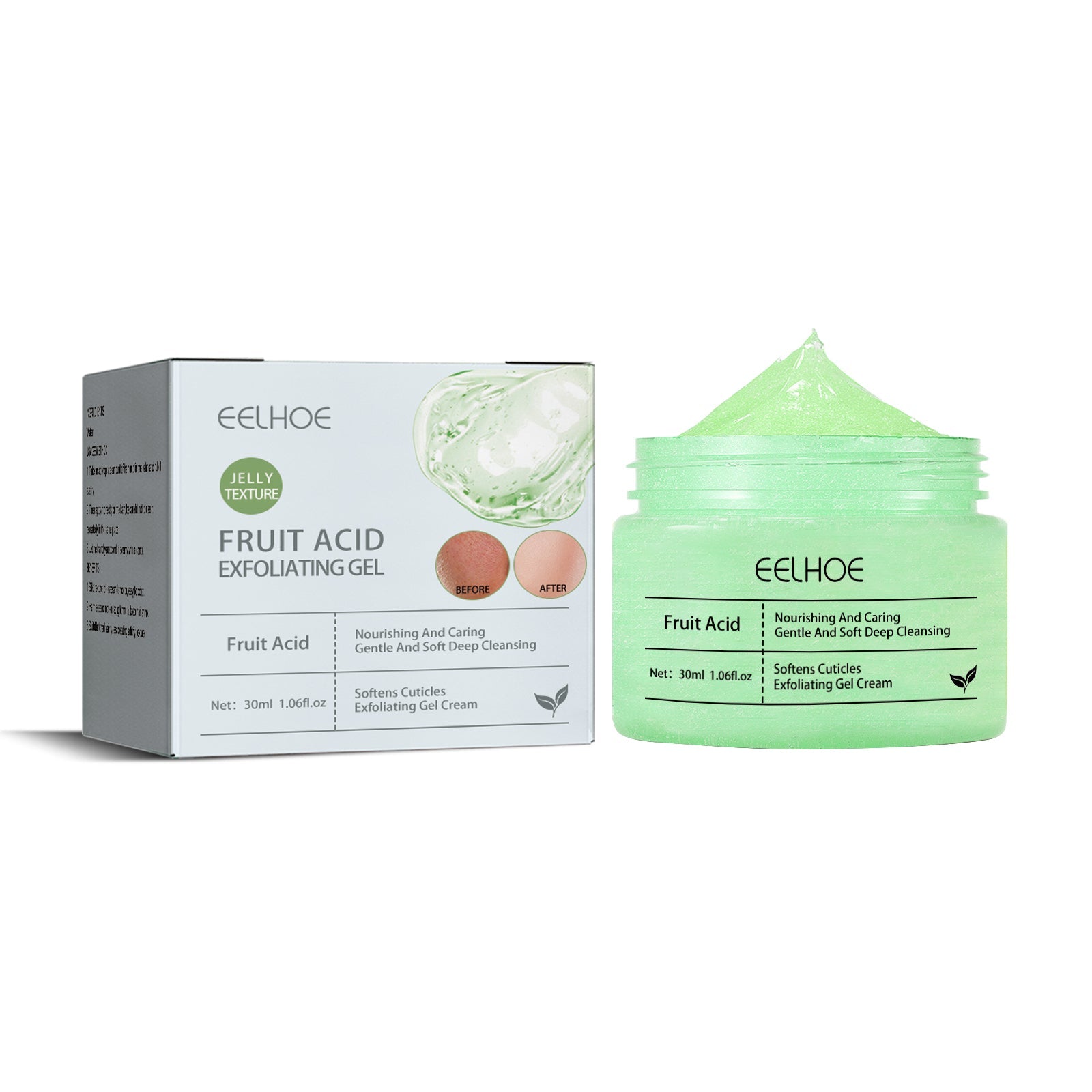 Brightening Cleansing Exfoliating Gel for Smoother, Clear, Radiant Skin ,30ml