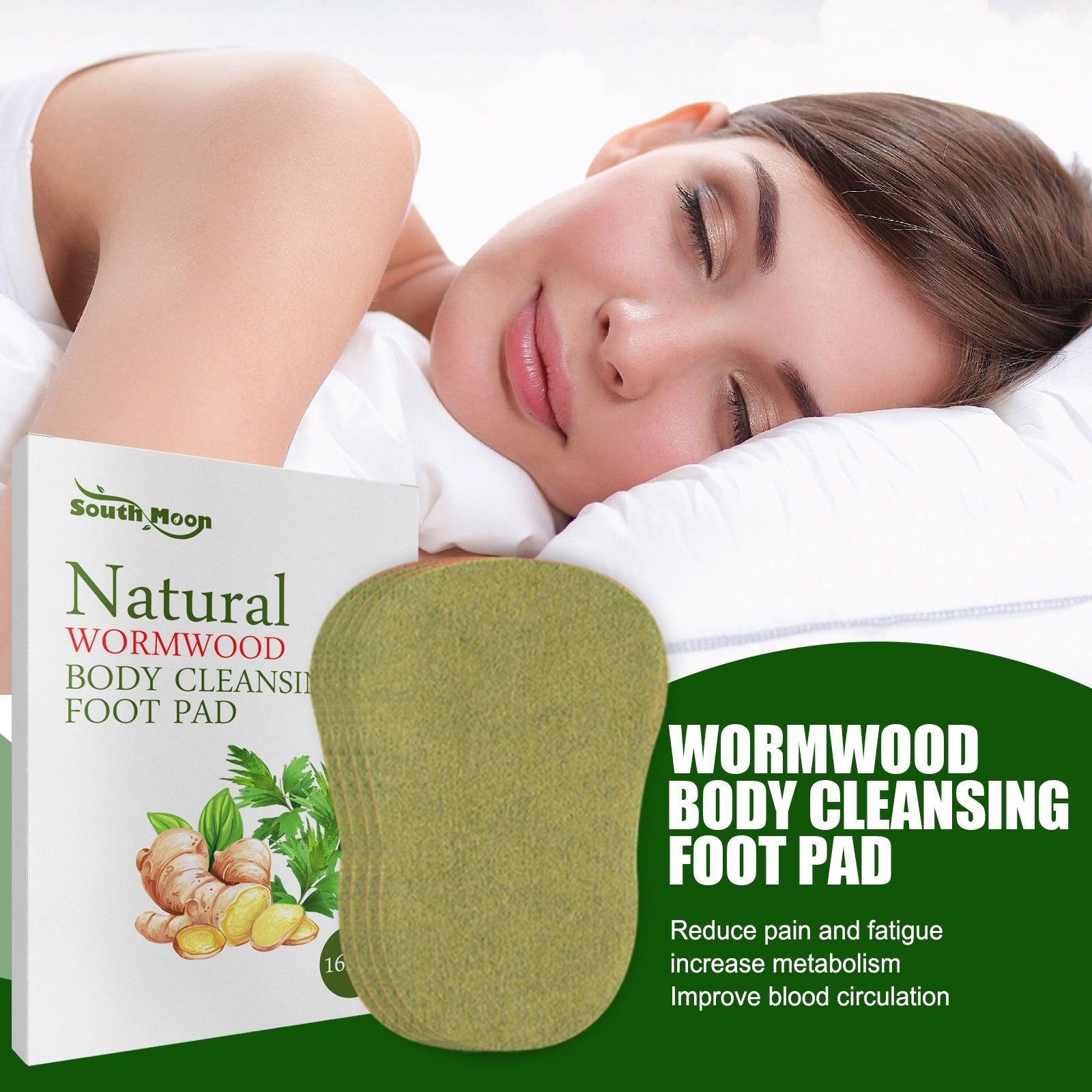 Body Cleansing Pads, Relieve Pain Fatigue, Slimming, Sleep Aid, Foot Care Patch ,16pcs