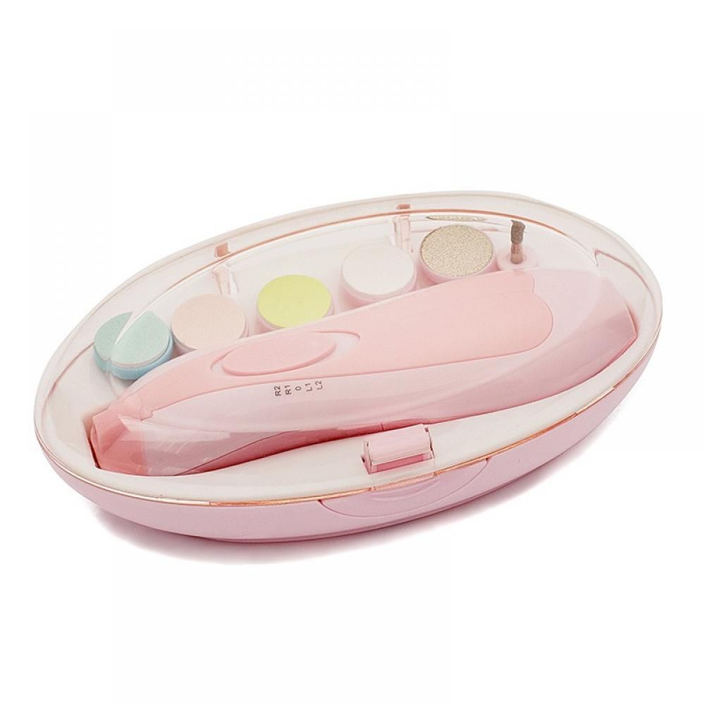 Electric Baby Nail Trimmer Infant Nail Clipper Kit Safety Mute Manicure Tools For Newborn