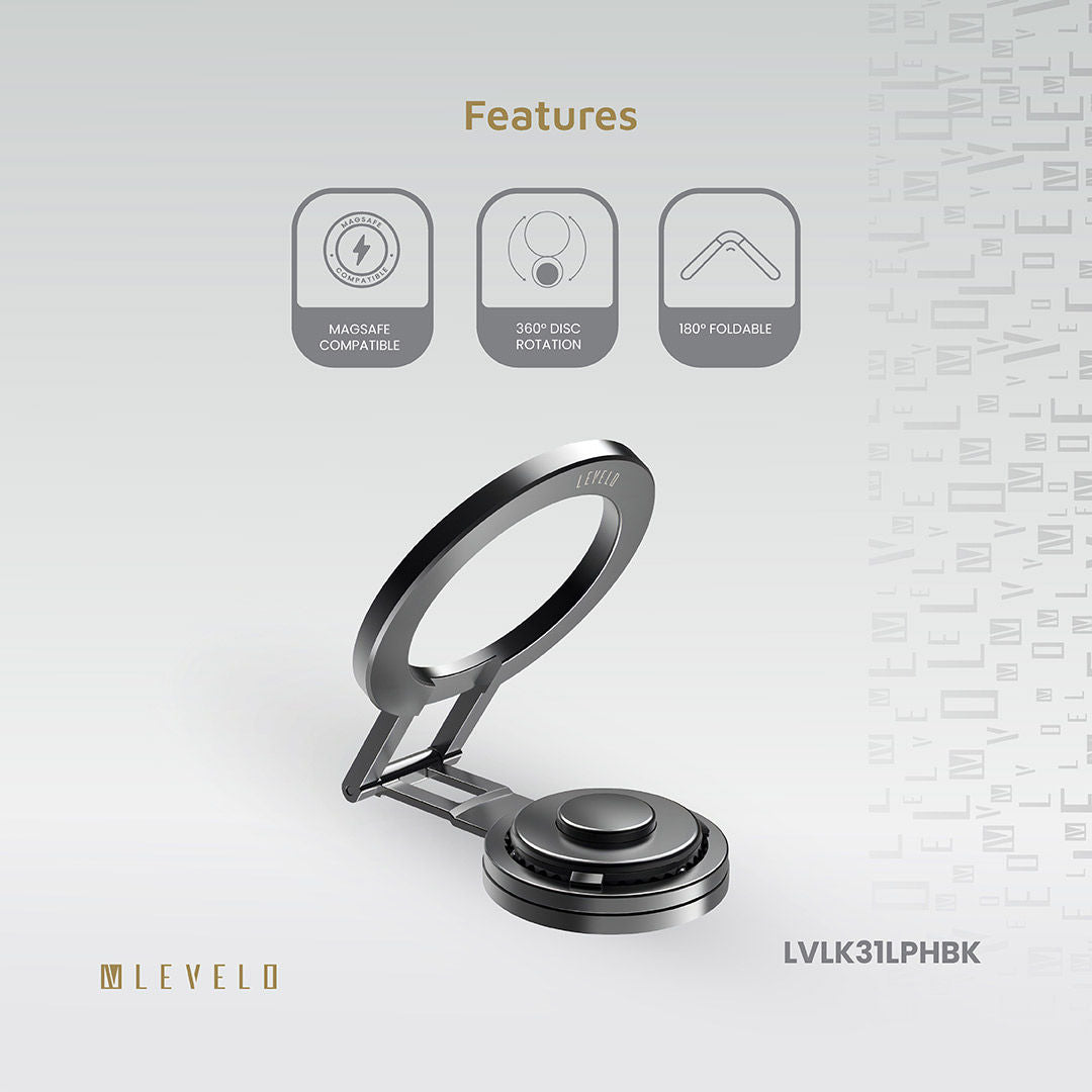 Levelo Kaito 3 In 1 Magsafe Laptop Phone Holder