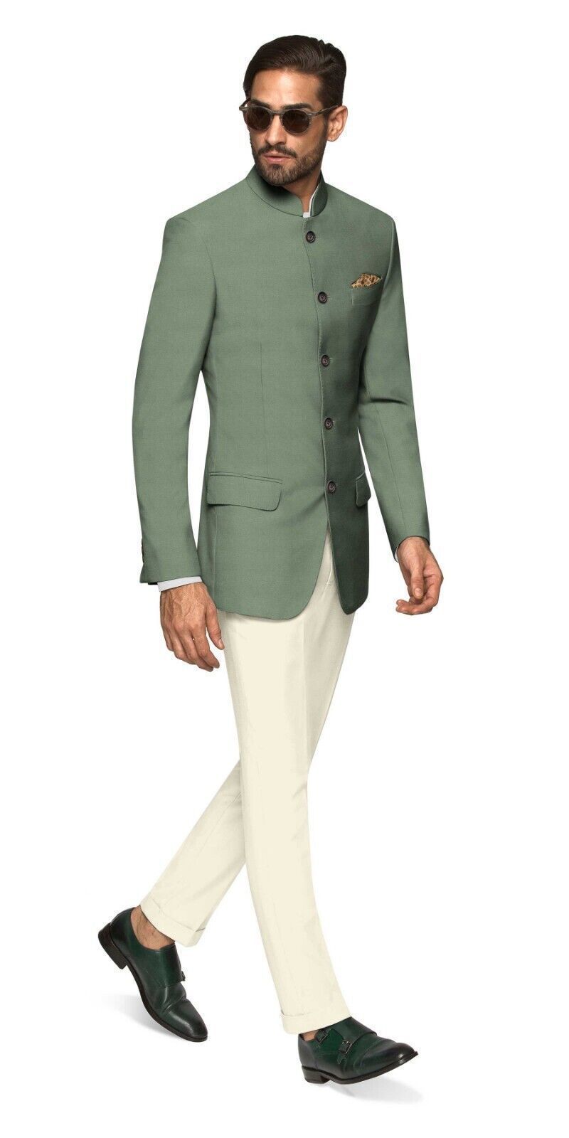 Indian Pakistani Jodhpuri Suit Sangeet Mehendi, Groom Coat pant Suit for Men