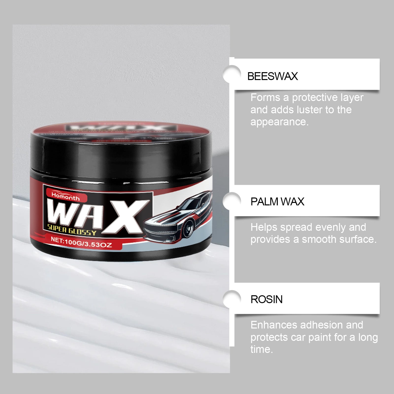 Car Scratch Repair Wax, Shine & Restore, Easy Body Polishing, Scratch Fix ,1set